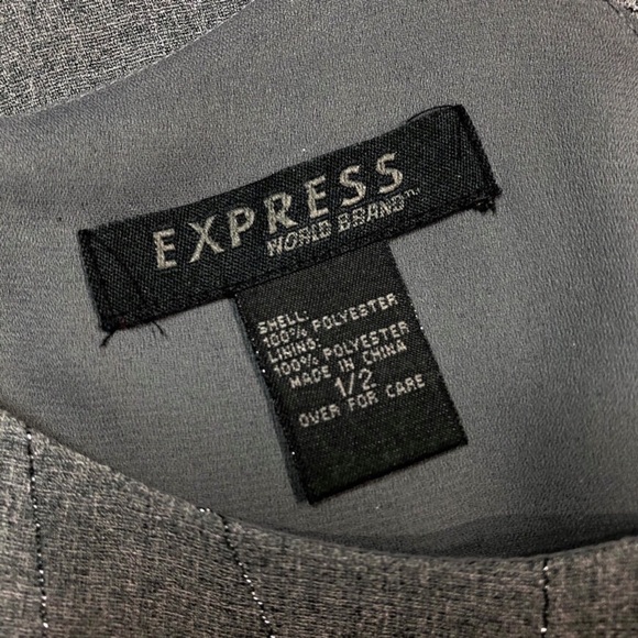 EXPRESS World Brand Classy Gray Sheath Dress - Picture 7 of 8